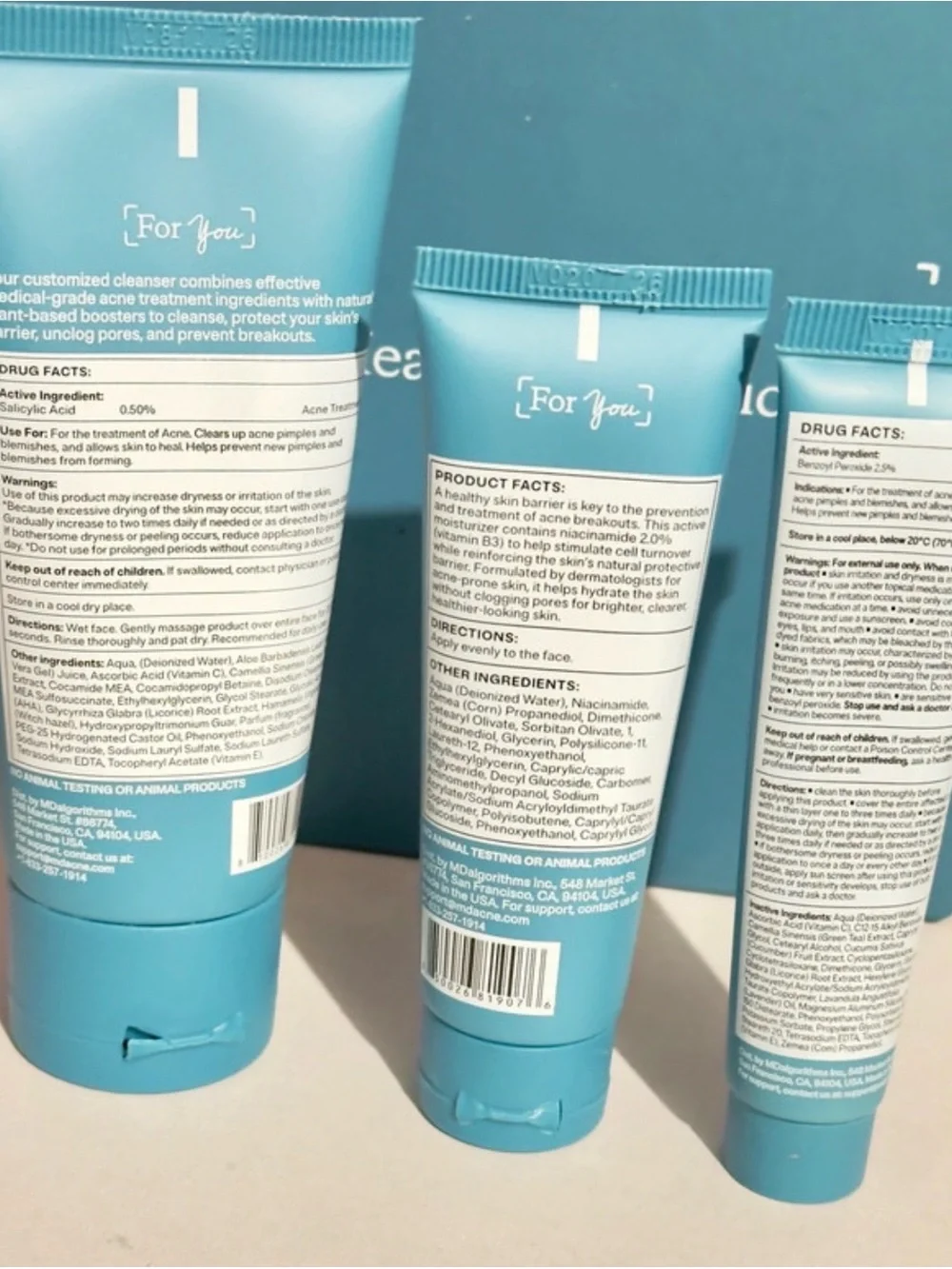 MD Acne 3 Step Acne Treatment Kit 30 Days Great Deal Skin Care